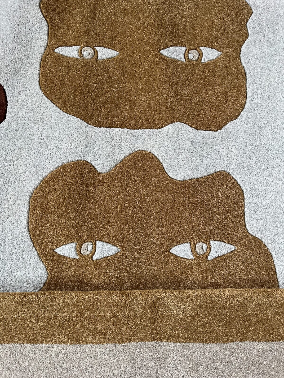 IN STOCK: ARRAK "VIEWERS" (1970) IN BEIGE-TERRACOTA HUES RUG - Image 6