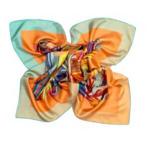 ENCHANTED GARDEN SILK SCARF