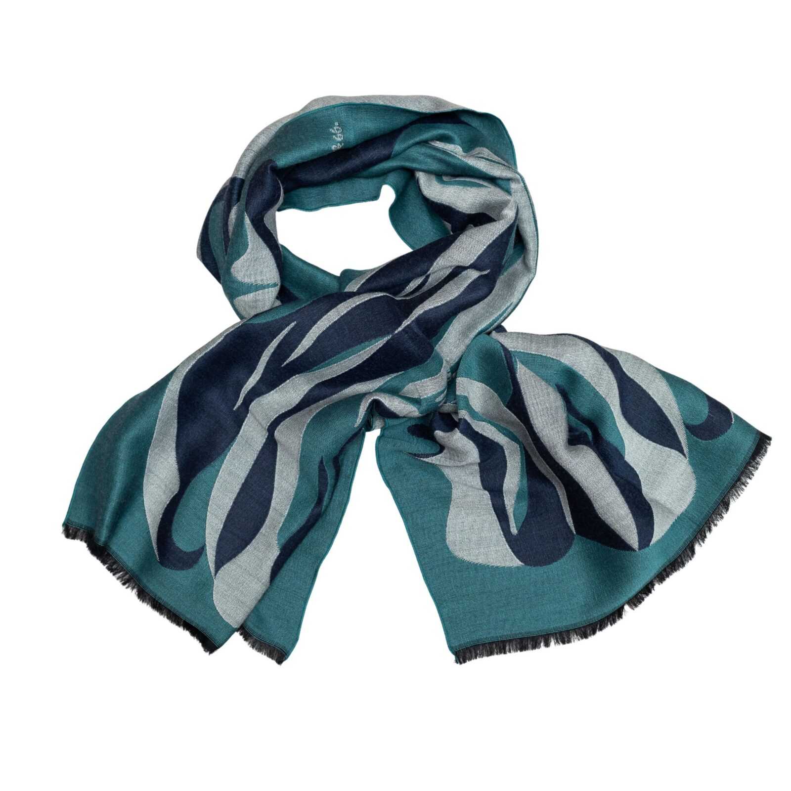 ARRAK "MERMAID" (1966) IN TEAL-DARK BLUE MUFFLER