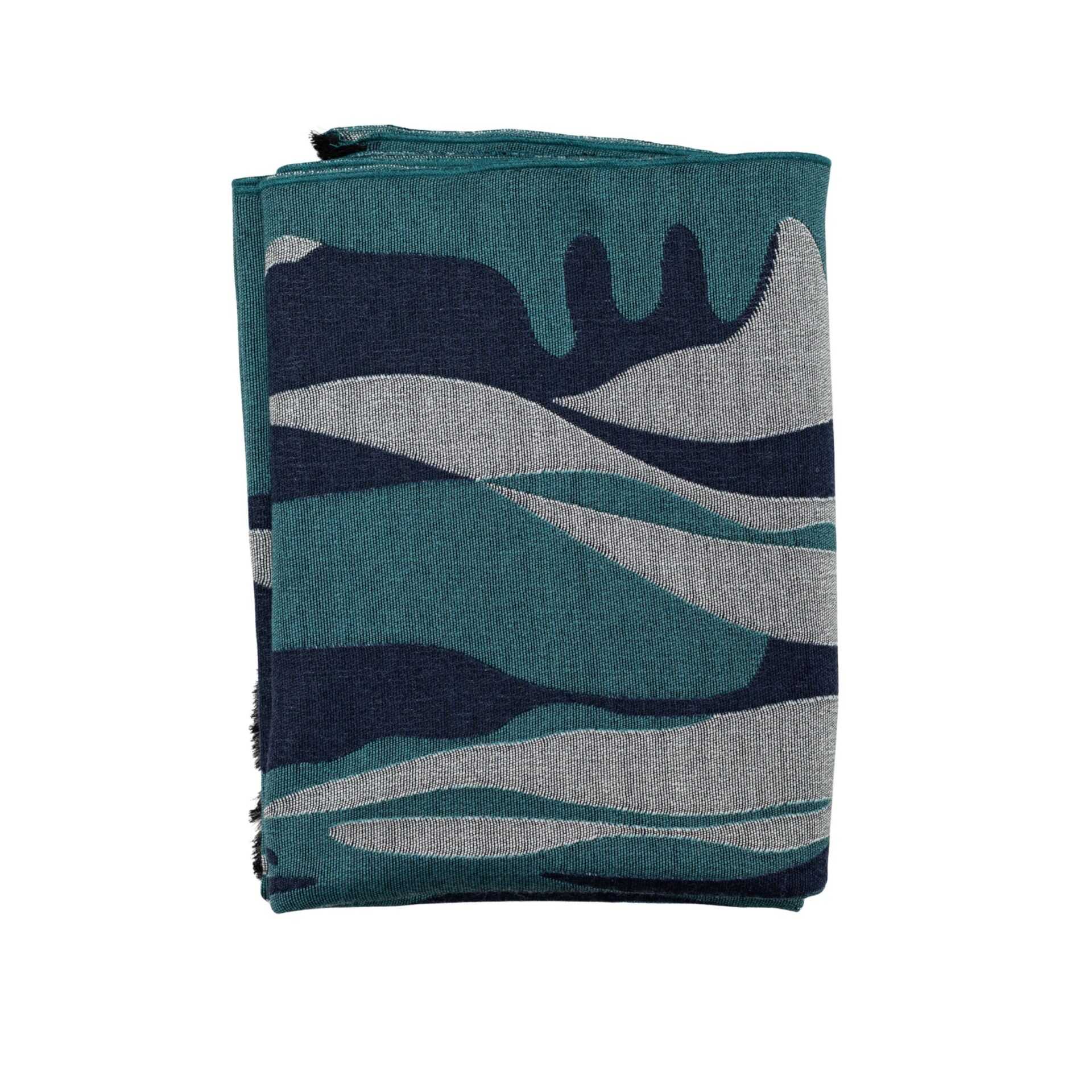 ARRAK "MERMAID" (1966) IN TEAL-DARK BLUE MUFFLER - Image 2