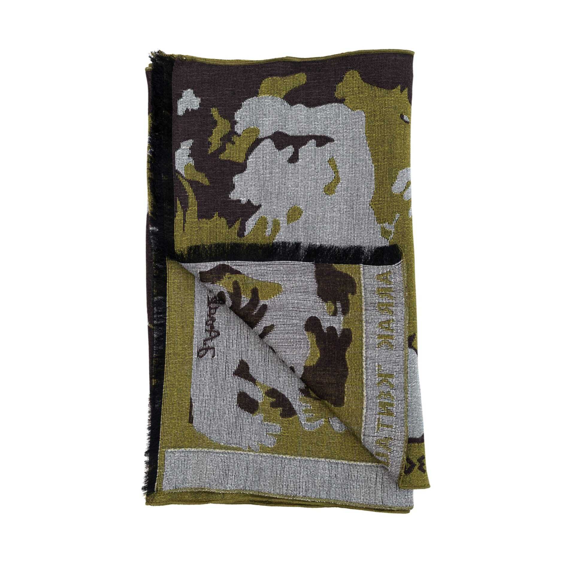 ARRAK "FIGHT OF CENTAURS" (1972) N MILITARY COLOURS WOOL MUFFLER - Image 3