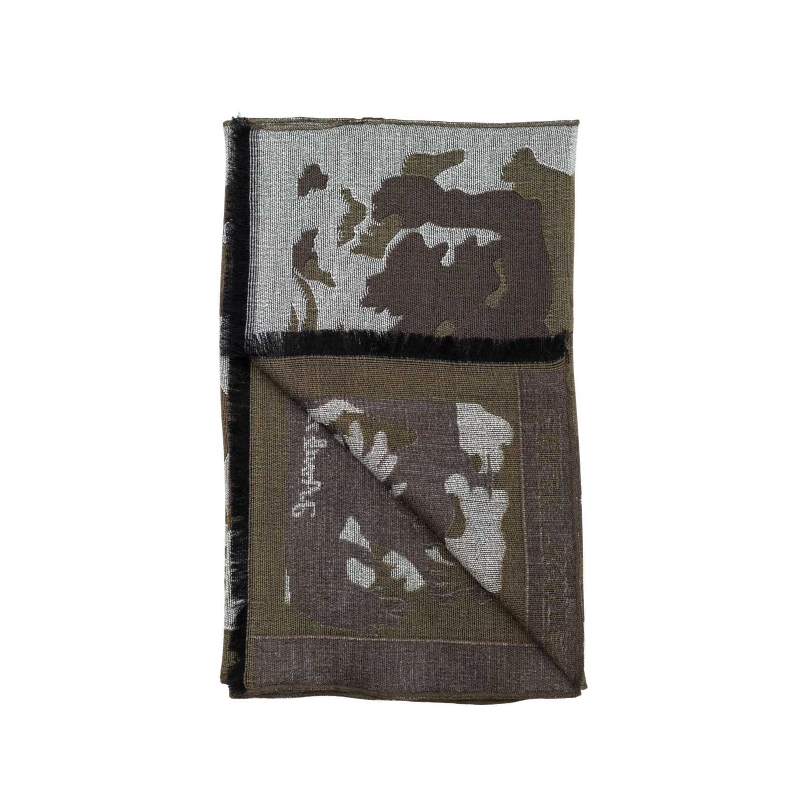 ARRAK "FIGHT OF CENTAURS" (1972) N BROWN-GREY WOOL MUFFLER - Image 3