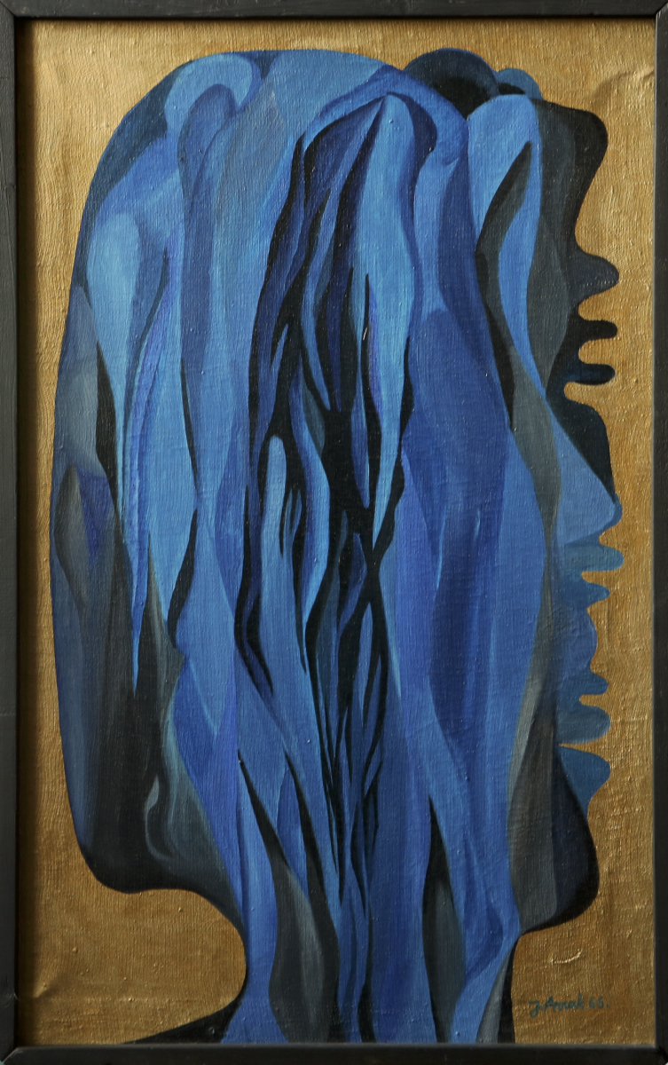 ARRAK "MERMAID" (1966) IN TEAL-DARK BLUE MUFFLER - Image 5